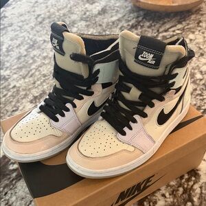 Nike Air Jordan 1 High Top Sneakers “Easter” in Cream, Pink, light green & Black